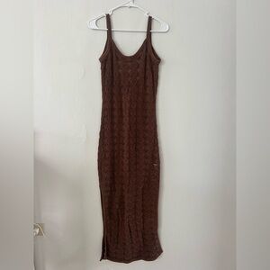 Rhythm Brown Maxi Dress